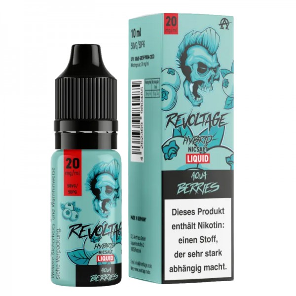 Revoltage - Aqua Berries - Hybrid Nikotinsalz Liquid