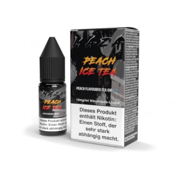 MaZa - Peach Ice Tea - Nikotinsalz Liquid