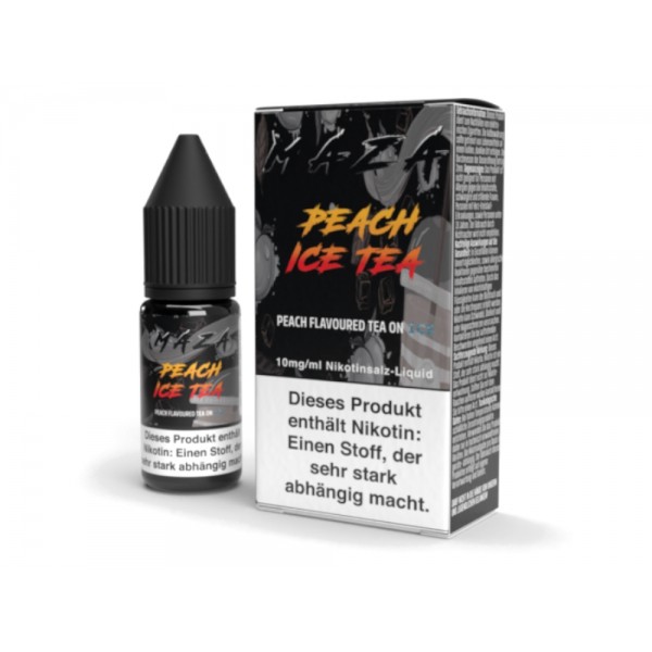 MaZa - Peach Ice Tea - Nikotinsalz Liquid