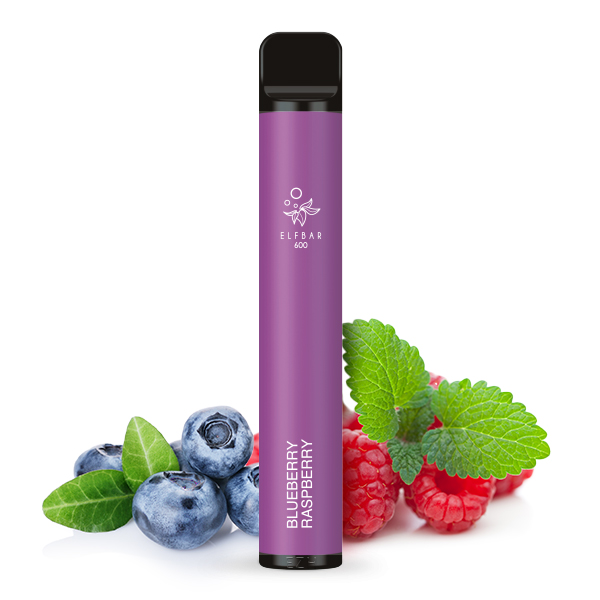 Elfbar - 600 Einweg E-Zigarette - Blueberry Raspberry 20 mg/ml