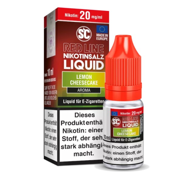 SC - Red Line - Lemon Cheesecake - Nikotinsalz Liquid