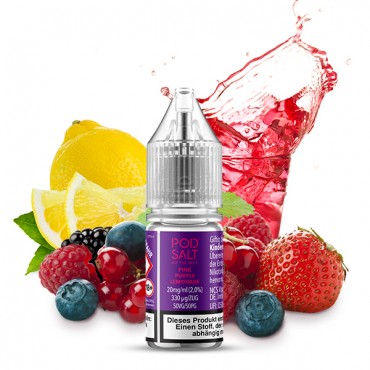 Pod Salt X - Pink Purple Lemonade - Nikotinsalz Liquid