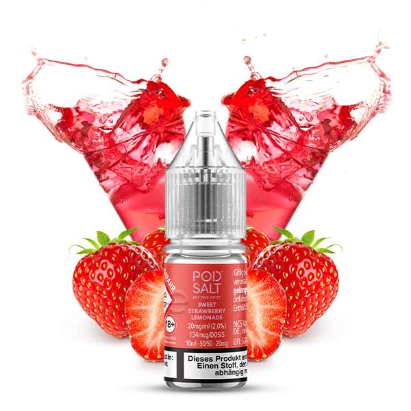 Pod Salt X - Sweet Strawberry Lemonade - Nikotinsalz Liquid