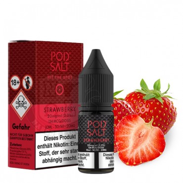 Pod Salt - Strawberry - Nikotinsalz Liquid