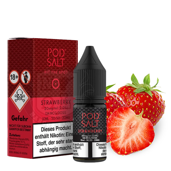 Pod Salt - Strawberry - Nikotinsalz Liquid