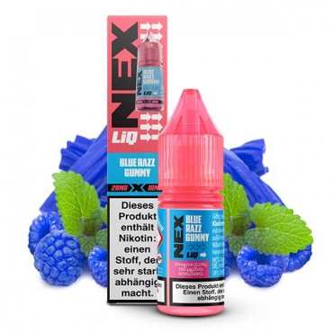 Pod Salt - NexLiq - Blue Razz Gummy Nikotinsalz Liquid