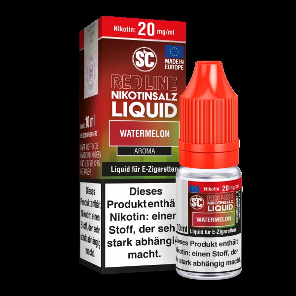 SC - Red Line - Watermelon- Nikotinsalz Liquid