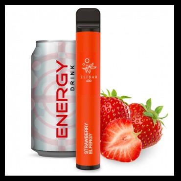 Elfbar 600 Einweg E-Zigarette ST - Elfergy Strawberry