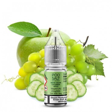 Pod Salt X - White Grape Cucumber Apple -Nikotinsalz Liquid