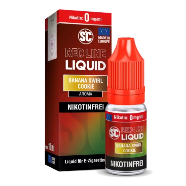 SC - Red Line - Banana Swirl Cookie - Nikotinsalz Liquid