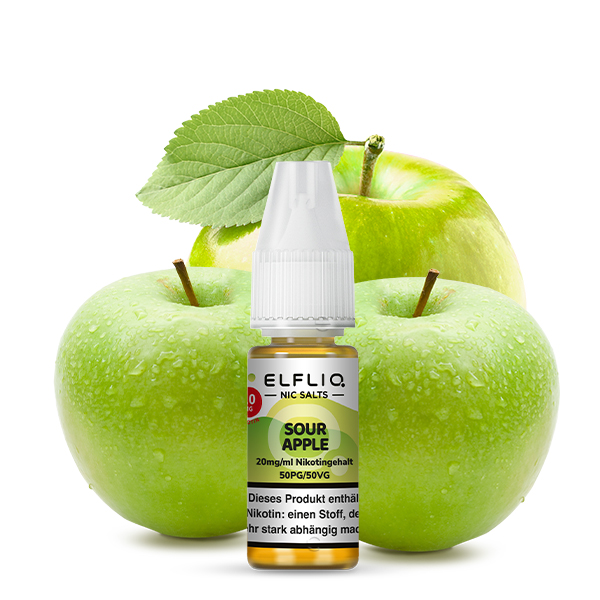 ELFLIQ Sour Apple - Nikotinsalz Liquid