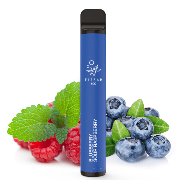 Elfbar 600 Einweg E-Zigarette ST - Blueberry Sour Raspberry