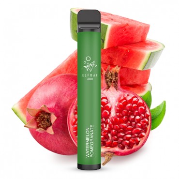Elfbar - 600 Einweg E-Zigarette - Watermelon Pomegranate 20 mg/ml