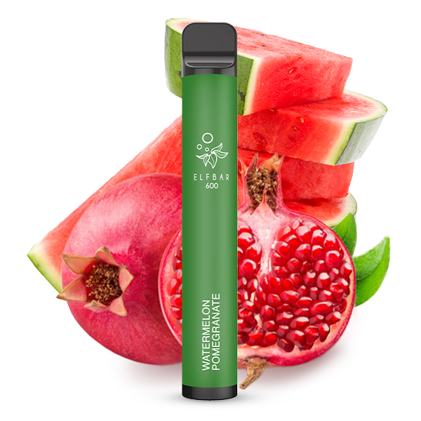 Elfbar - 600 Einweg E-Zigarette - Watermelon Pomegranate 20 mg/ml