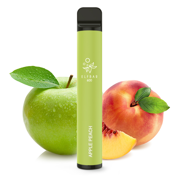 Elfbar 600 Einweg E-Zigarette ST - Apple Peach