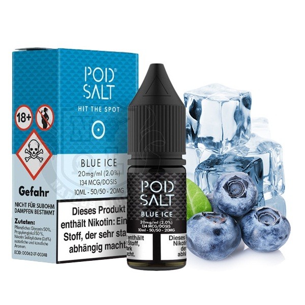 Pod Salt - Blue Ice - Nikotinsalz Liquid