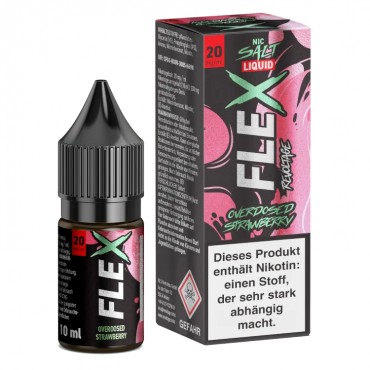 Revoltage - FLEX - Overdosed Strawberry -Nikotinsalz Liquid