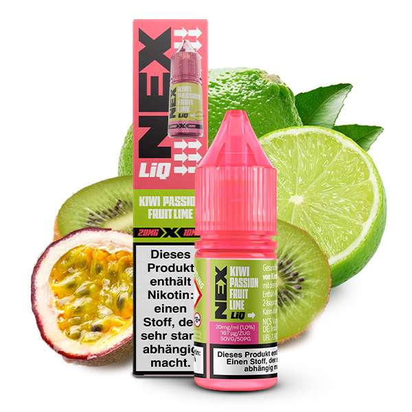 Pod Salt - NexLiq - Kiwi Passionfruit Lime Nikotinsalz Liquid