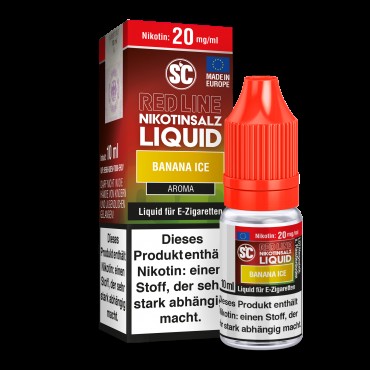 SC - Red Line - Banana Ice - Nikotinsalz Liquid