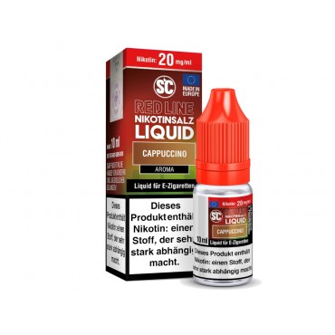 SC - Red Line - Cappuccino - Nikotinsalz Liquid