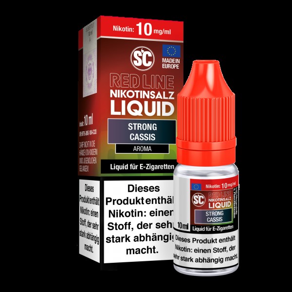 SC - Red Line - Strong Cassis - Nikotinsalz Liquid