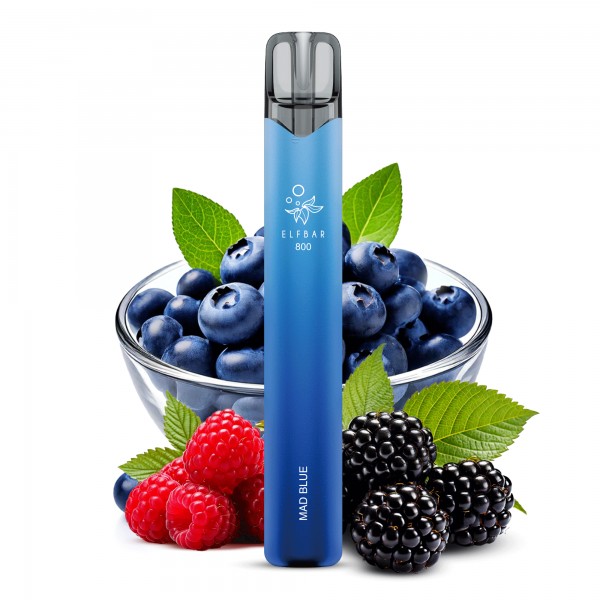 Elfbar 800 Einweg E-Zigarette - Mad Blue 20 mg/ml