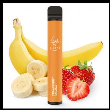 Elfbar 600 Einweg E-Zigarette ST - Strawberry Banana