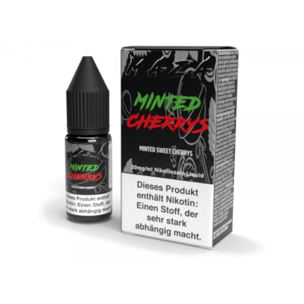 MaZa - Minted Cherrys - Nikotinsalz Liquid