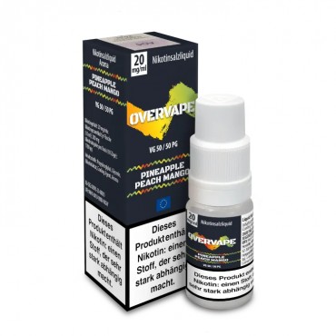 Overvape - Pineapple Peach Mango - Nikotinsalz Liquid 20 mg/ml