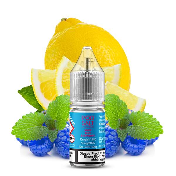 Pod Salt X - Sour Blue Raspberry - Nikotinsalz Liquid