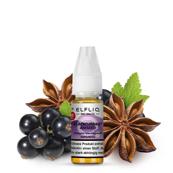 ELFLIQ Blackcurrant Aniseed - Nikotinsalz Liquid