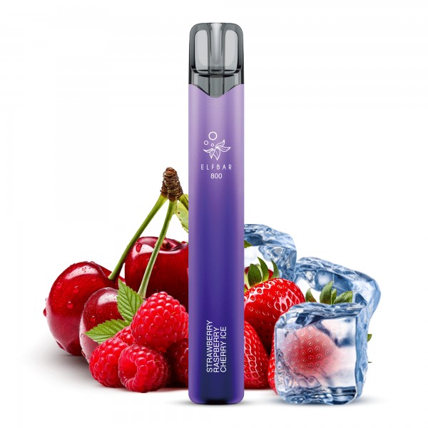 Elfbar 800 Einweg E-Zigarette - Strawberry Raspberry Cherry Ice 20 mg/ml