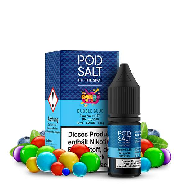 Pod Salt Fusion - Bubble Blue - Nikotinsalz Liquid