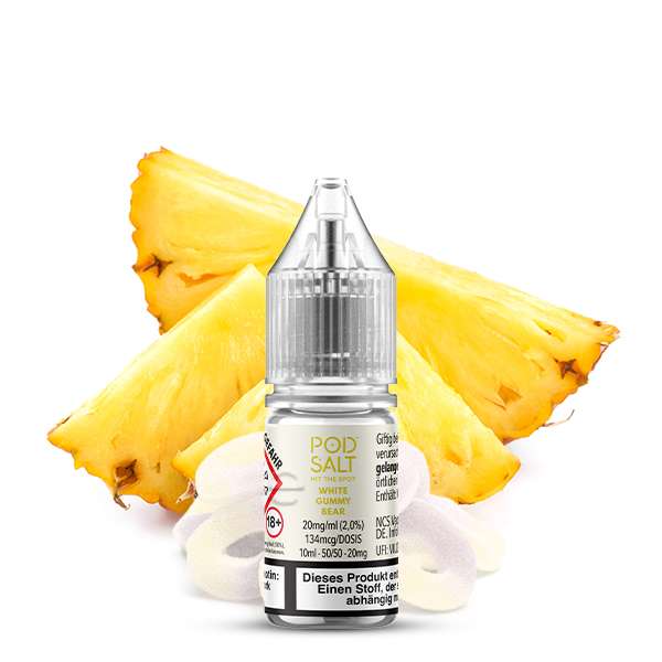 Pod Salt X - White Gummy Bear - Nikotinsalz Liquid