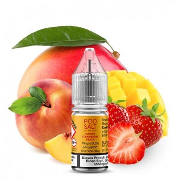 Pod Salt X - Mango Strawberry Peach - Nikotinsalz Liquid