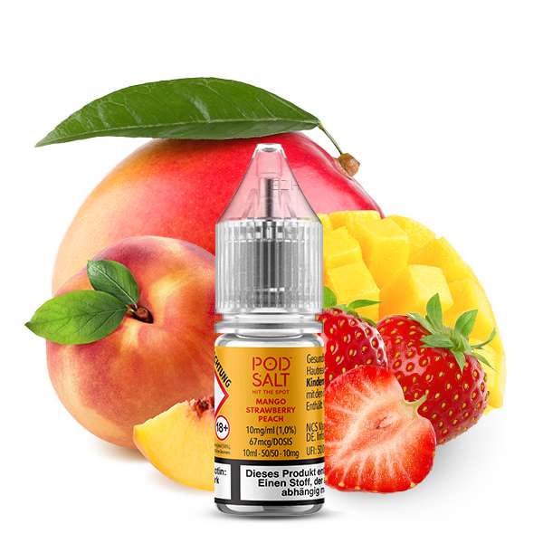 Pod Salt X - Mango Strawberry Peach - Nikotinsalz Liquid