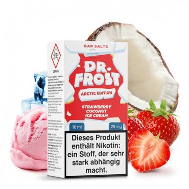 Dr. Frost - Arctic Edition - Strawberry Coconut IceCream - Nikotinsalz Liquid