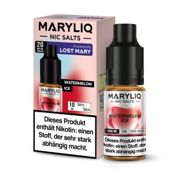 MARYLIQ - Watermelon Ice - Nikotinsalz Liquid