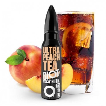 RIOT  SQUAD  Black  Edition  Ultra  Peach  Tea  Aroma  5ml