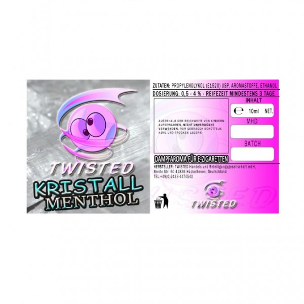 Twisted Aroma - Kristall Menthol 10ml