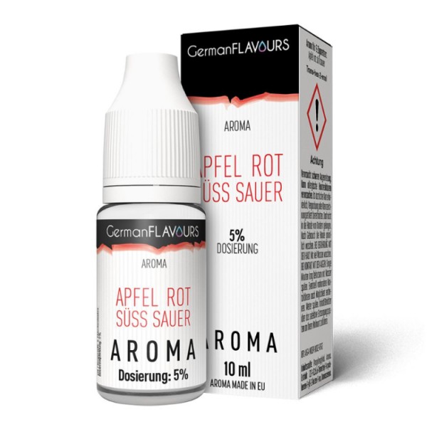 Germanflavours Apfel rot süß sauer Aroma 10ml