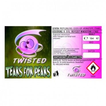 Twisted Aroma - Tears for Pears 10ml