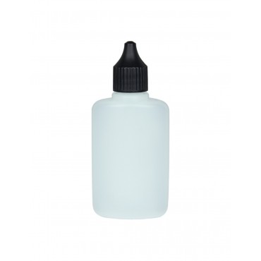 Ovalflasche aus HDPE natur 50ml