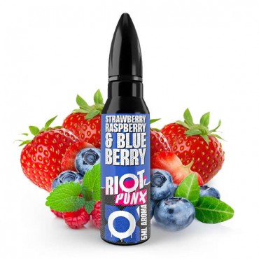 RIOT SQUAD PUNX Erdbeere, Blaubeere und Himbeere Aroma 5ml