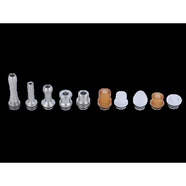 Cthulhu Furai 510 Drip Tip Set silber (10 Stück pro Packung)