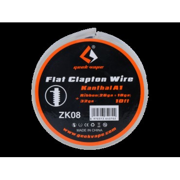 Geekvape Flat Clapton Wickeldraht Kanthal A1 5er Packung