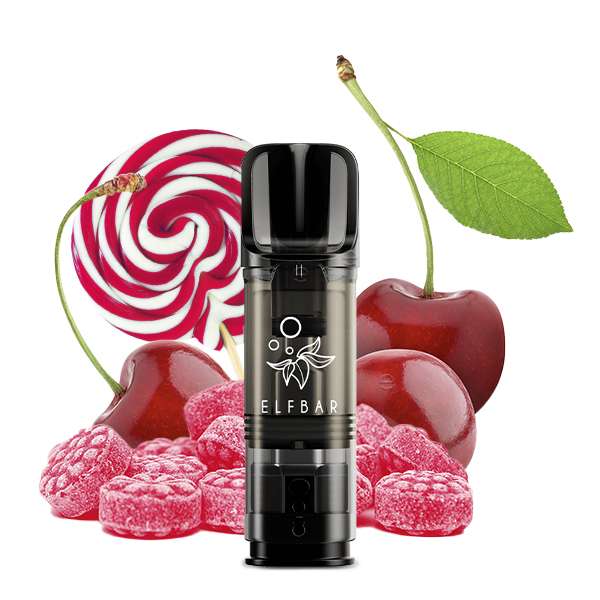 2x Elfbar ELFA CP Prefilled Pod - Cherry Candy 20mg