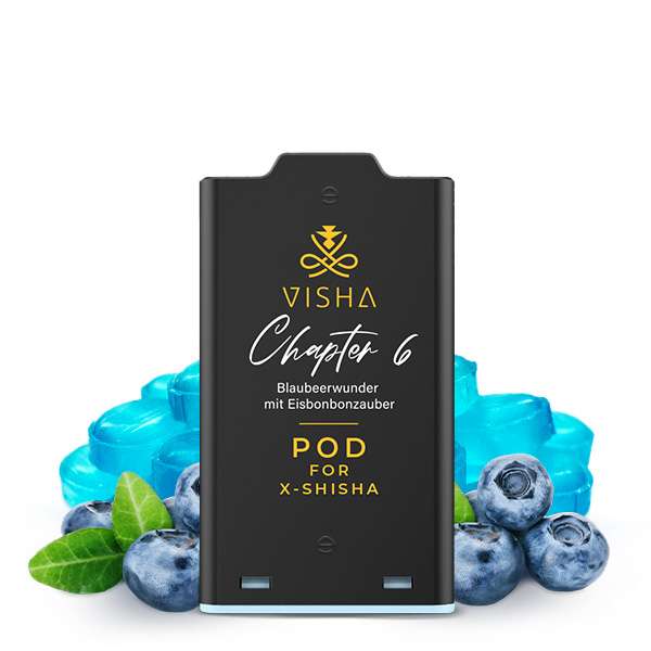 X-Shisha  by  X-Bar  Pod  -  Visha  -  Chapter  6  0mg