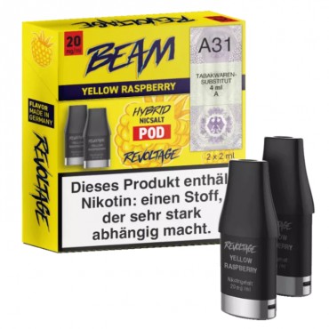 Revoltage - Beam Pod Yellow Raspberry (2Stück pro Packung)