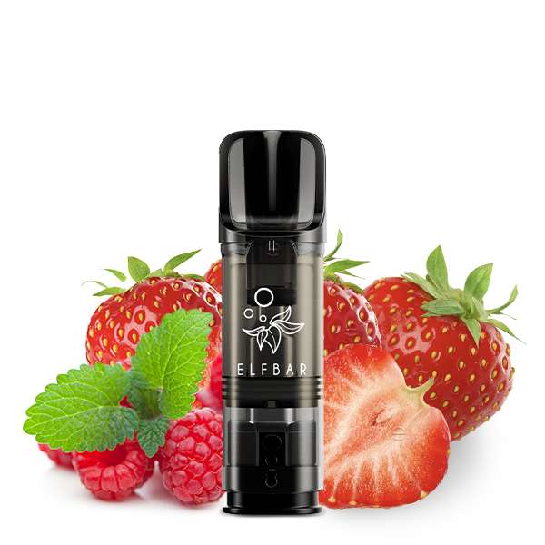 2x Elfbar ELFA CP Prefilled Pod - Strawberry Raspberry 20mg